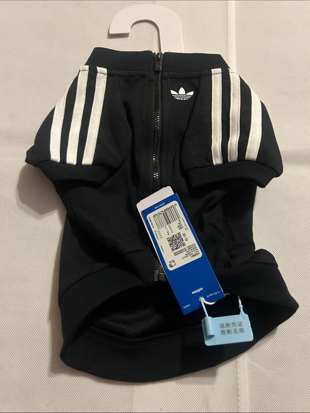 Adidas Originals Pet Tracksuit Zip-Up Jacket Dogs Cats Collection HZ6661 size M - Picture 3 of 6